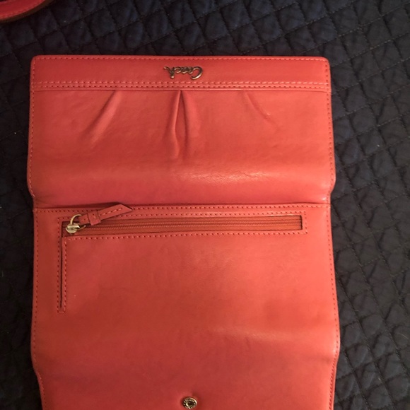 Coach Sabrina Madison Salmon Satchel Bag with Strap and Matching Wallet - Picture 14 of 14